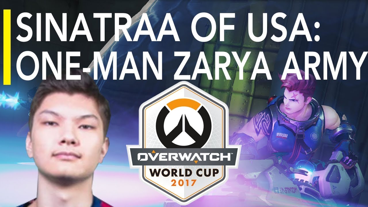 Team USA vs New Zealand | Overwatch World Cup 2017 Highlights - Sinatraa Is A One-Man Zarya Army