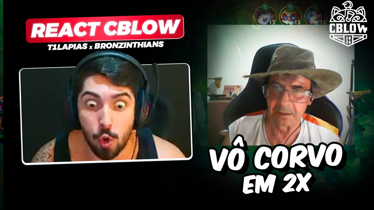 JUKES REAGIU AO VO CORVO JOGANDO EM 2X  | JUKES REAGINDO CBLOW