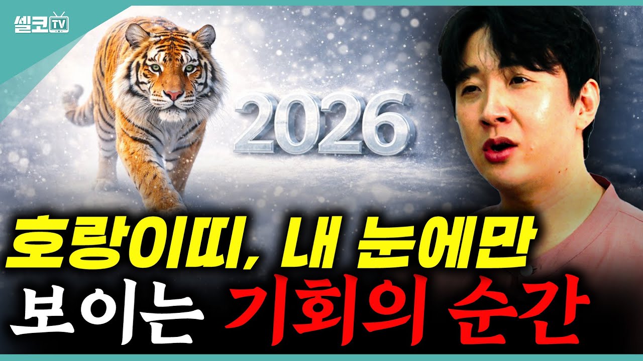 🐯26년 호랑이띠 이 나이는? 존재감이 최고로 커지는 해입니다? 어흥~(한울도령)