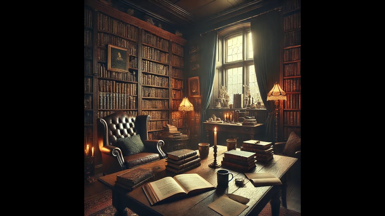 📚 Midnight Jazz Attic – Dark Academia Lofi Jazz for Study & Relaxation 🎶✨
