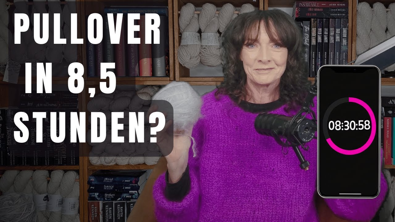 Raglan von Oben stricken in 8,5 Stunden – ein kompletter Pullover in Rekordzeit!