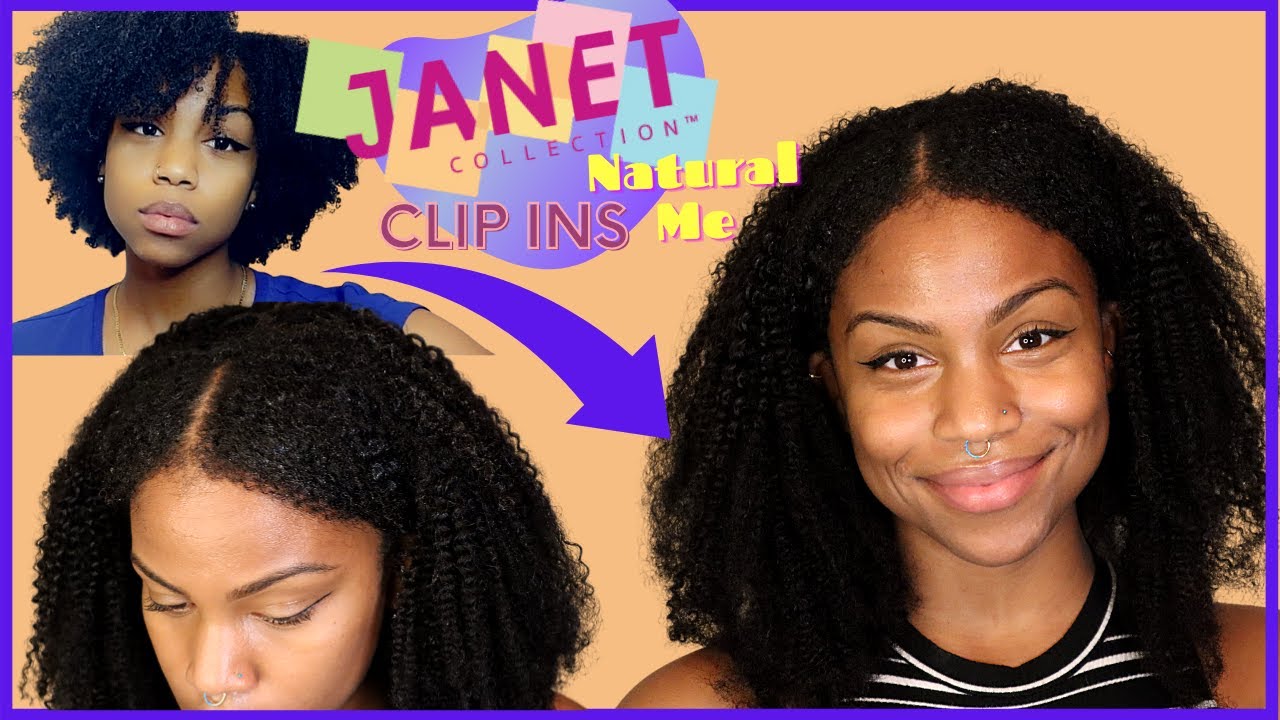 Janet Collection 4C Human Hair Kinky Clip Ins | Breezy's Puffs