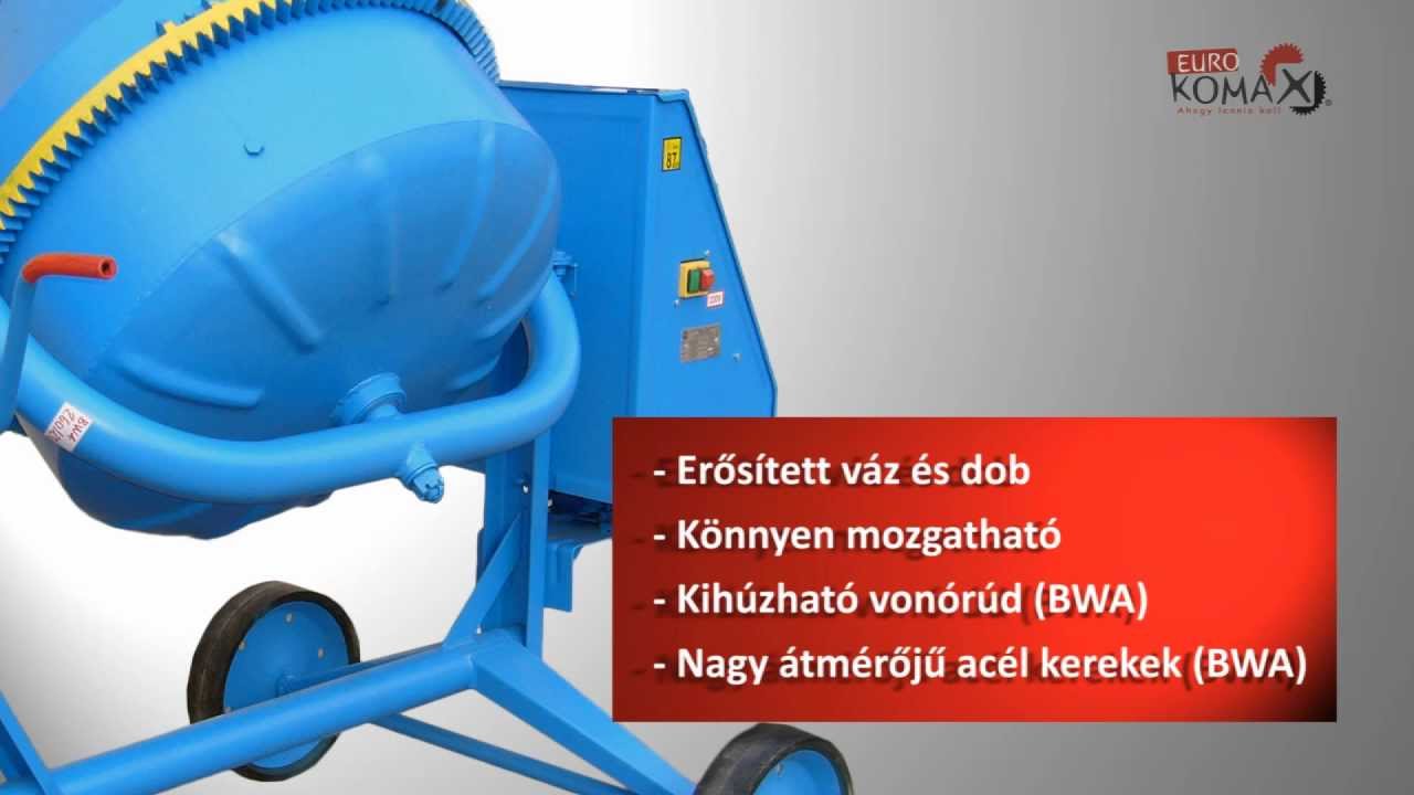 Betonkeverő AGRO-WIKT BWA &eacute;s BWJ t&iacute;pusok - EUROKOMAX KFT - eurokomax.hu
