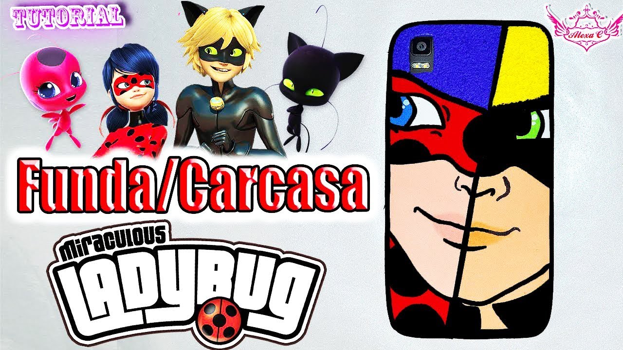 ♥ Tutorial: Funda para Móvil de Miraculous Ladybug || Black cat  ♥