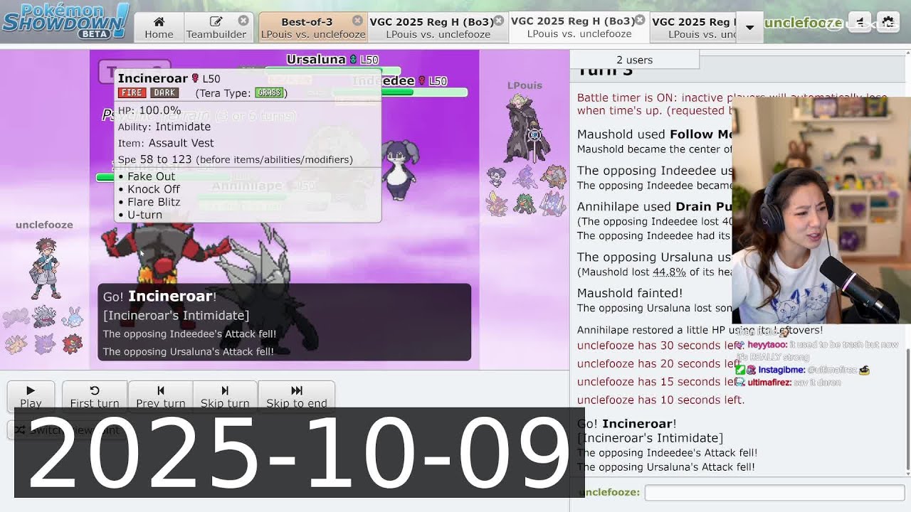 [2025-10-09] POKEMON VGC COACHING WITH THE GOAT @WolfeyVGC :D [FUSLIE TWITCH VOD]