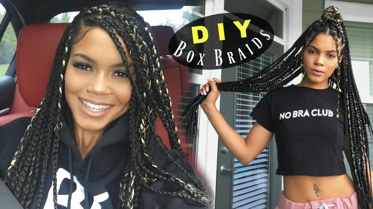 How To| Easy DIY Box Braids Protective Style