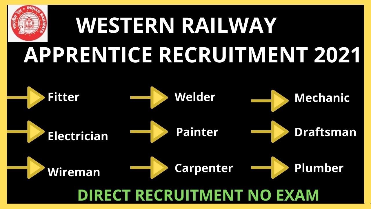 Western Railway Apprentice Recruitment 2021 | Apprentice Recruitment 2021 |