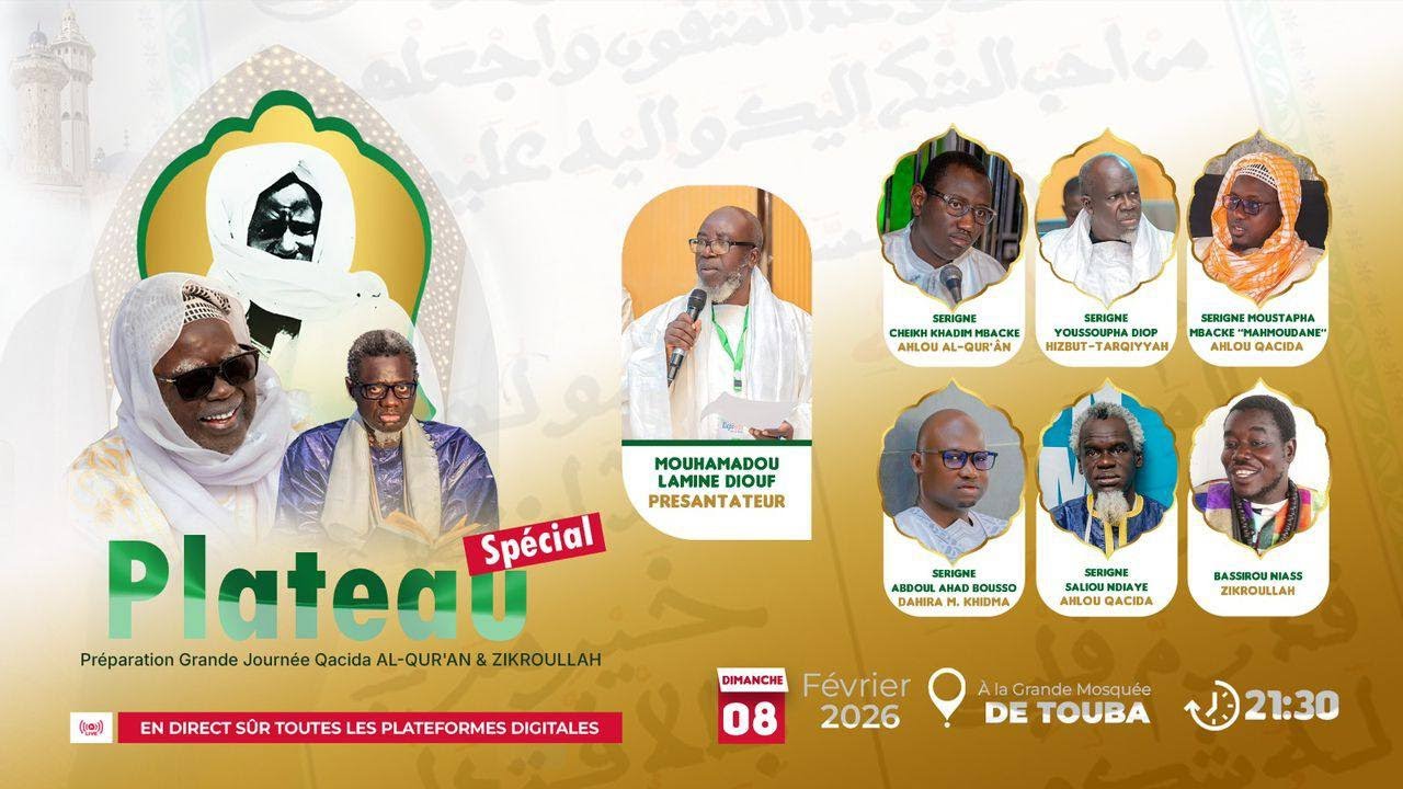 🔴🛑 EN DIRECT : Plateau Spécial Préparation Grande Journée Xassida 2026