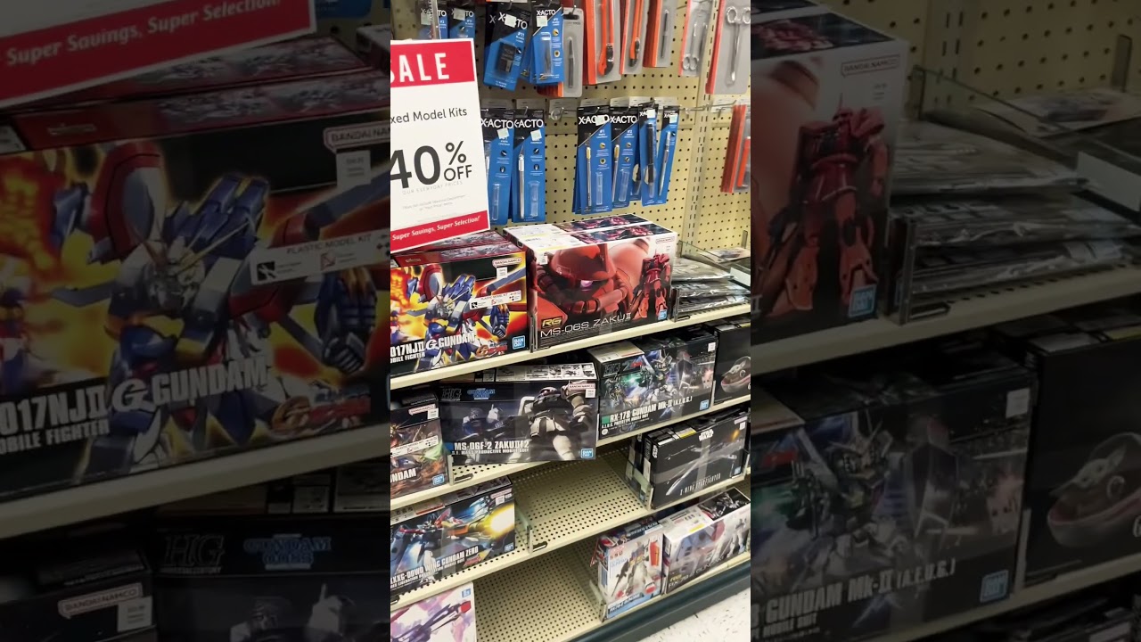 The 40% off Gundam kits at Hobby Lobby is GOATed #shorts #gunpla #gundam