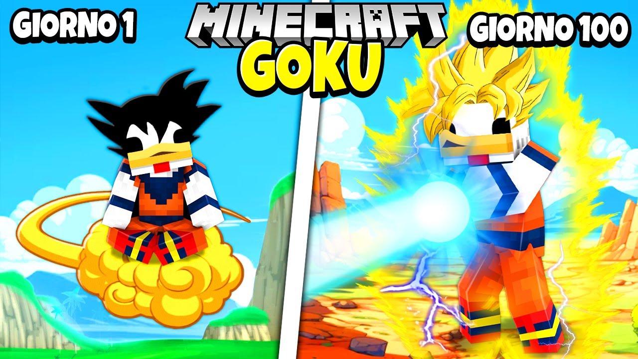GIOCO NEL MONDO DI DRAGONBALL SU MINECRAFT