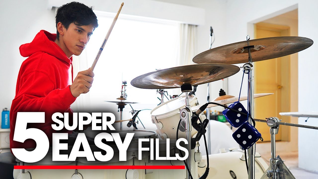 5 СУПЕР ПРОСТЫХ ЗАПОЛНЕНИЙ — Урок игры на барабанах (обучение)