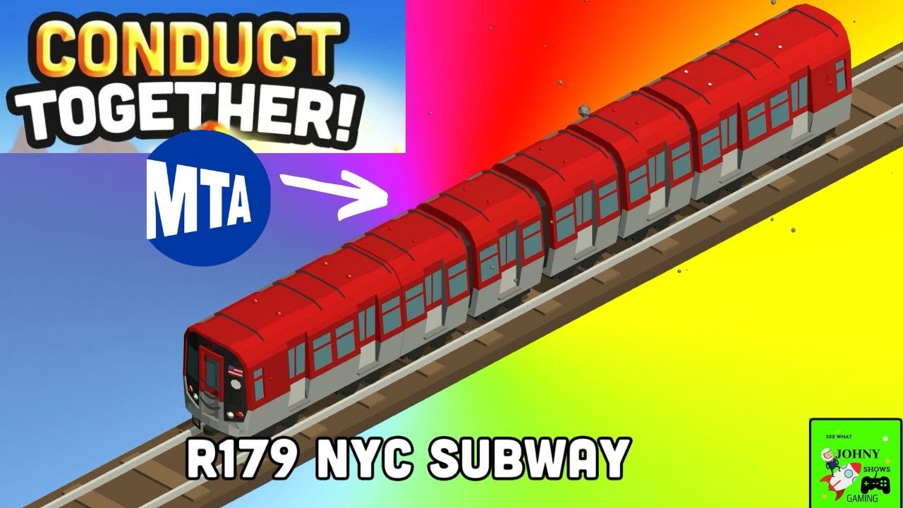 Johny Shows Conduct Together Part 5 NEW NYC MTA R179 SUBWAY TRAIN UNLOCKED