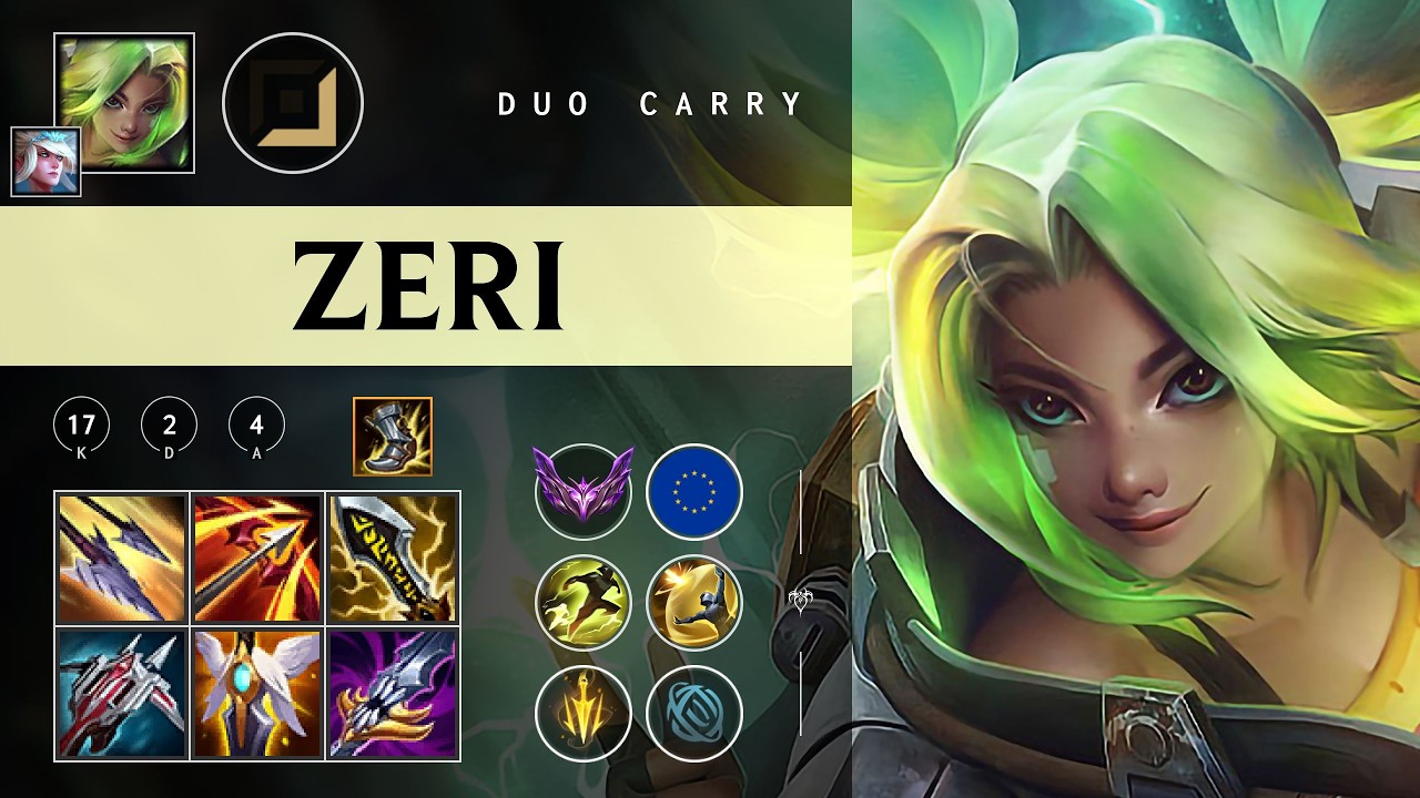 Zeri ADC vs Aurelion Sol - EUW Master Patch 26.07