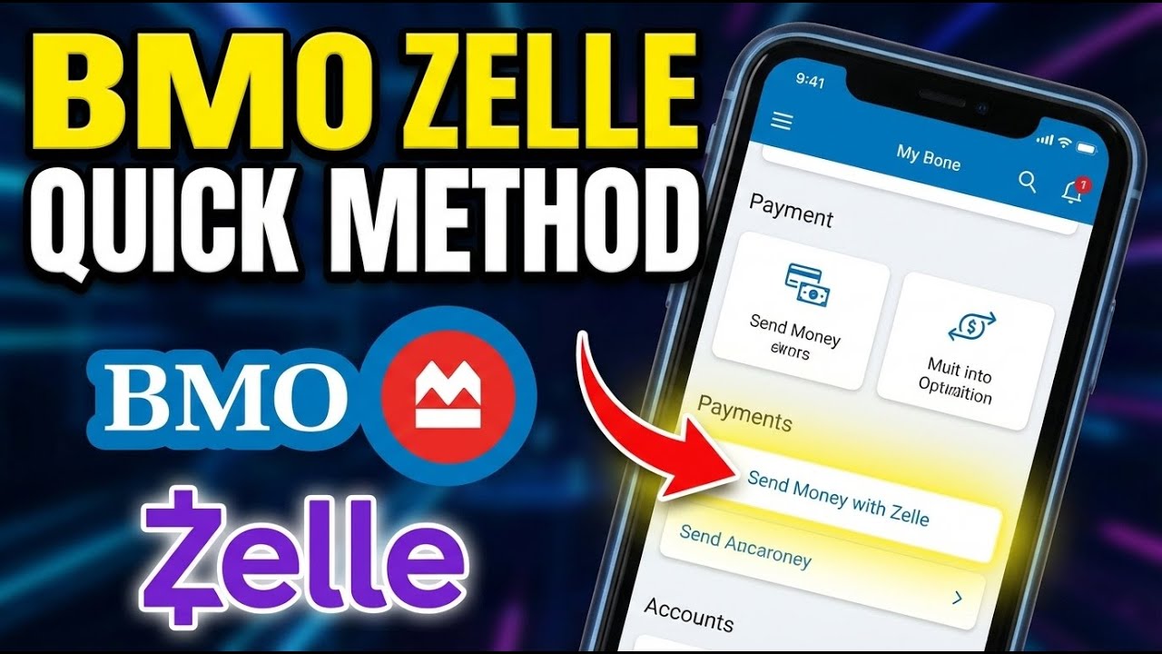 How to use Zelle with BMO app - Quick Method