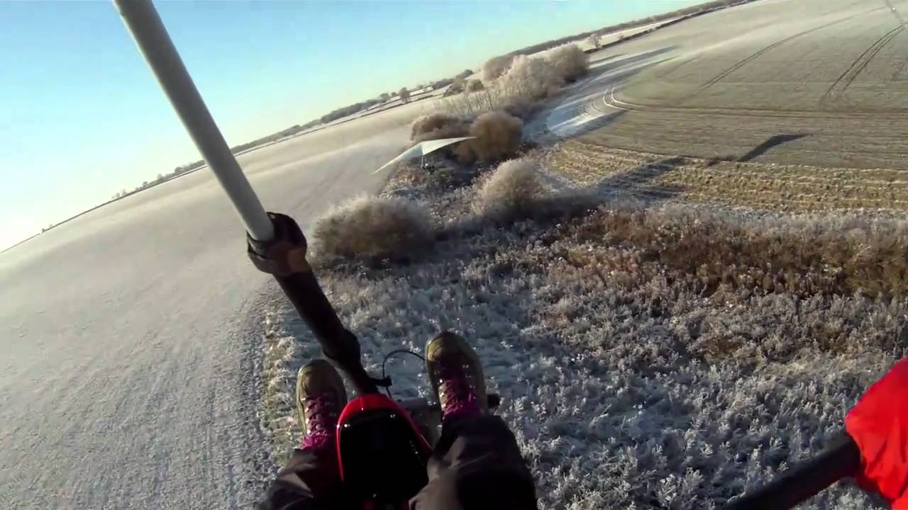 Motorfloating over the winterlands