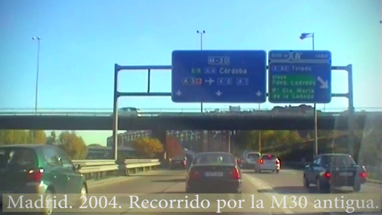 Madrid 2004  Recorrido por la M30 antigua