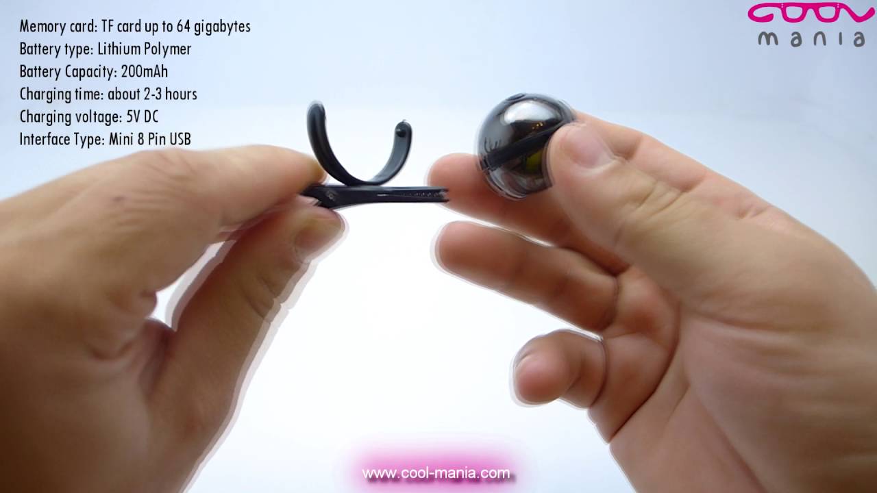 Micro Camera FULL HD + 2x2cm wit IR LED - (www.cool-mania.com)