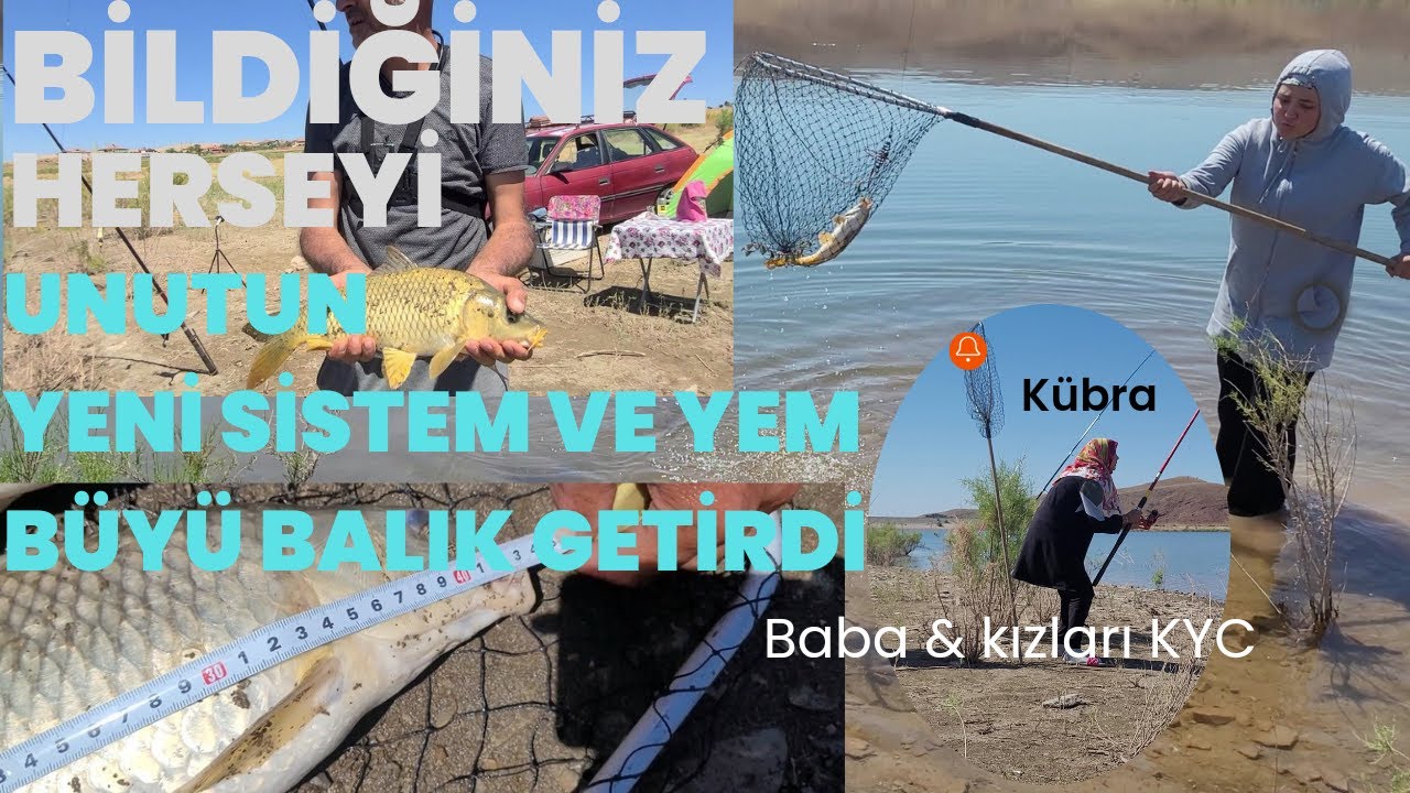 Bildiğiniz Her şeyi unutun yeni sistem ve yem büyük balık getirdi #sazanavı #fishing #carpfishing