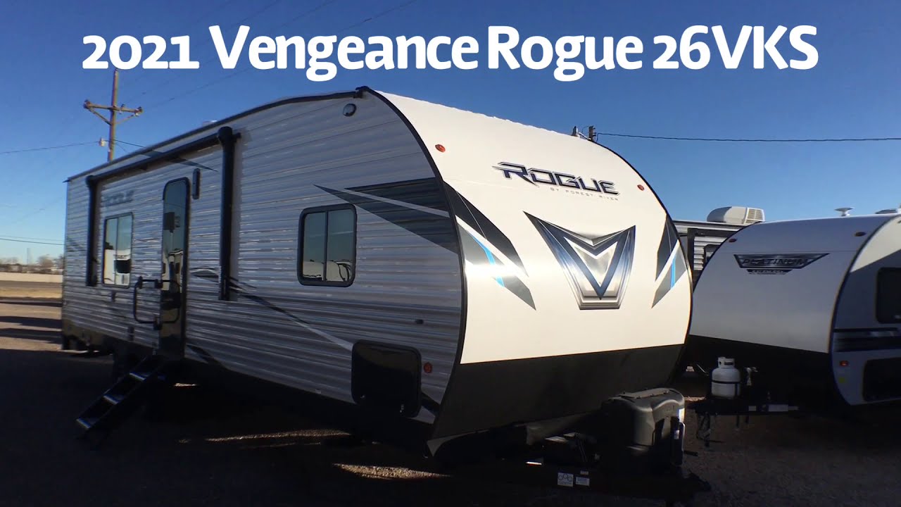 2021 Forest River Vengeance Rogue 26VKS Travel Trailer Toy Hauler