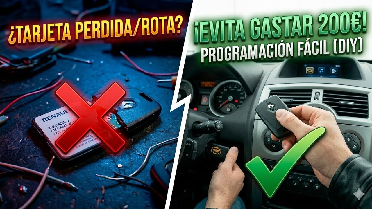 Programar una nueva tarjeta Renault Megane 2