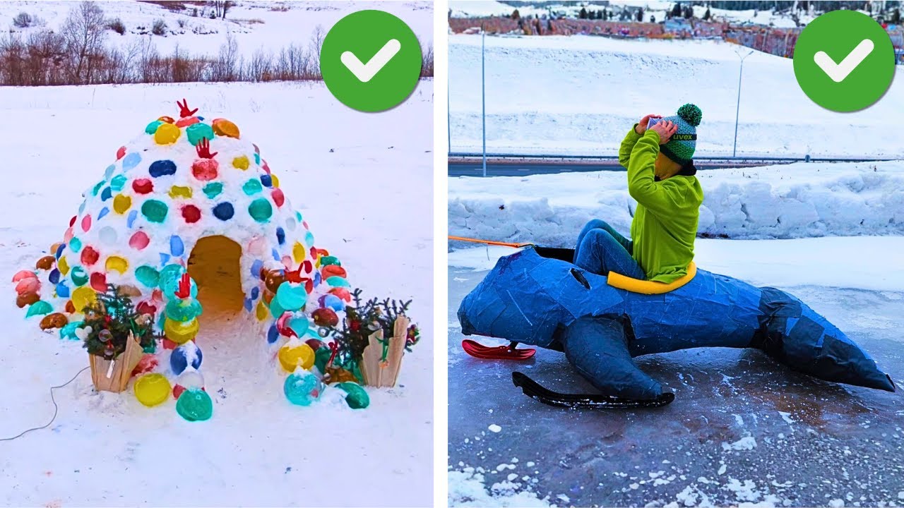 WARM UP YOUR WINTER ❄️ Fun Hacks and Crafts to Make the Most of Sweater Season! 💖⛄