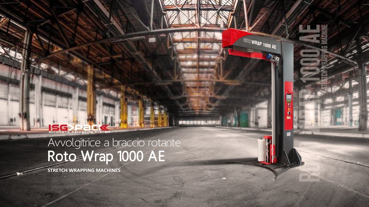 Avvolgipallet a braccio rotante con frizione elettromagnetica | ROTO WRAP 1000 AE