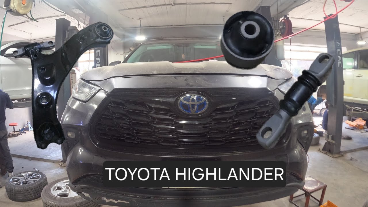 replacing bushing front control arm - stabilizer link ... toyota highlander 2020-2024 (torque specs)