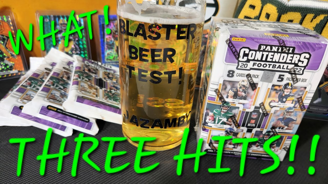 CRAZY!!! 2022 PANINI CONTENDERS FOOTBALL BLASTER BOX VS. (4) VALUE PACKS!!! HOW DID THIS HAPPEN!!!
