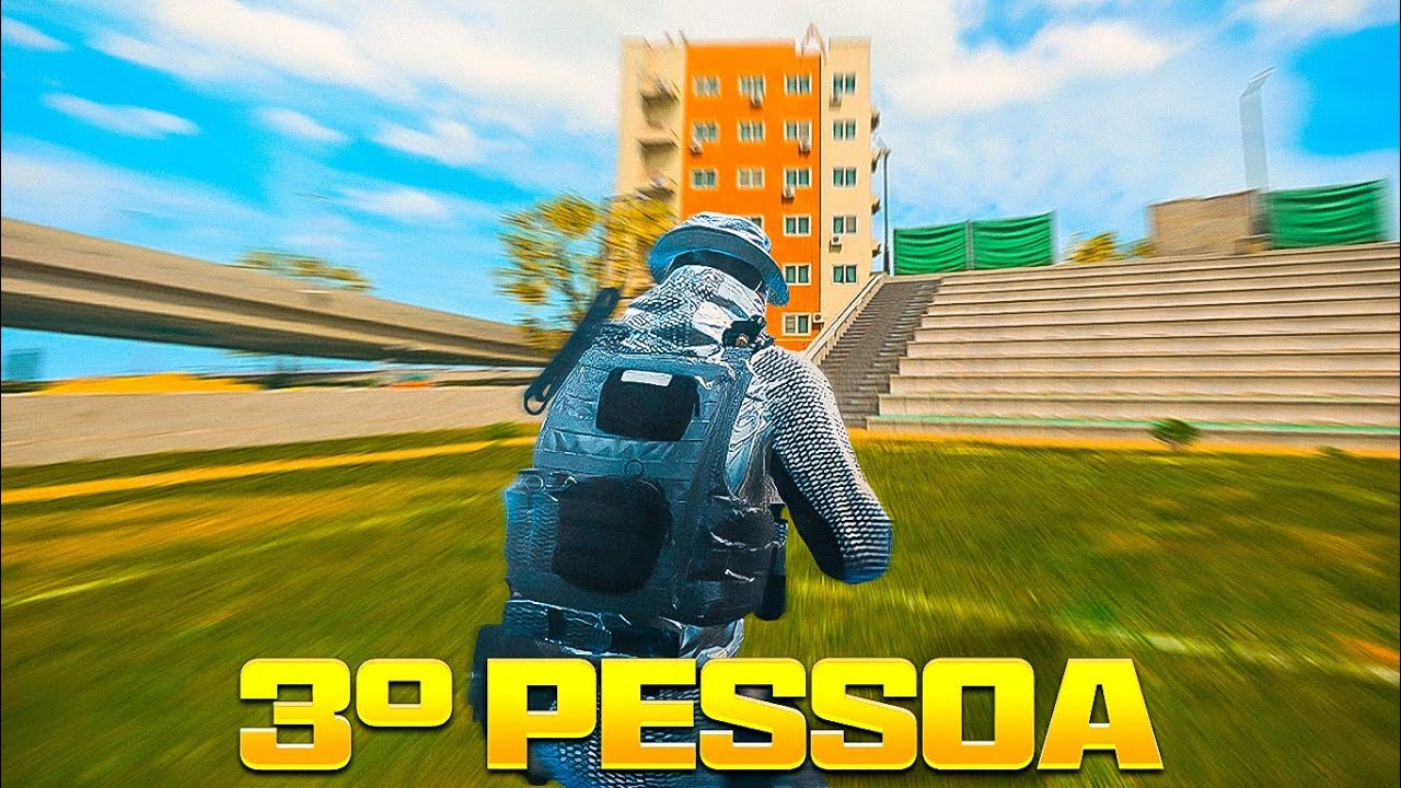 Testei o WARZONE em 3ª PESSOA e É OUTRO JOGO!
