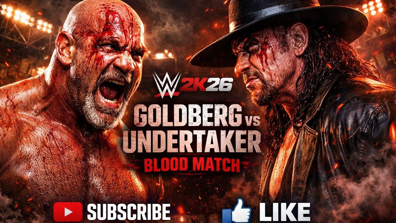 (PS5) Goldberg vs Undertaker 💥 जबरदस्त टक्कर | Hindi Commentary