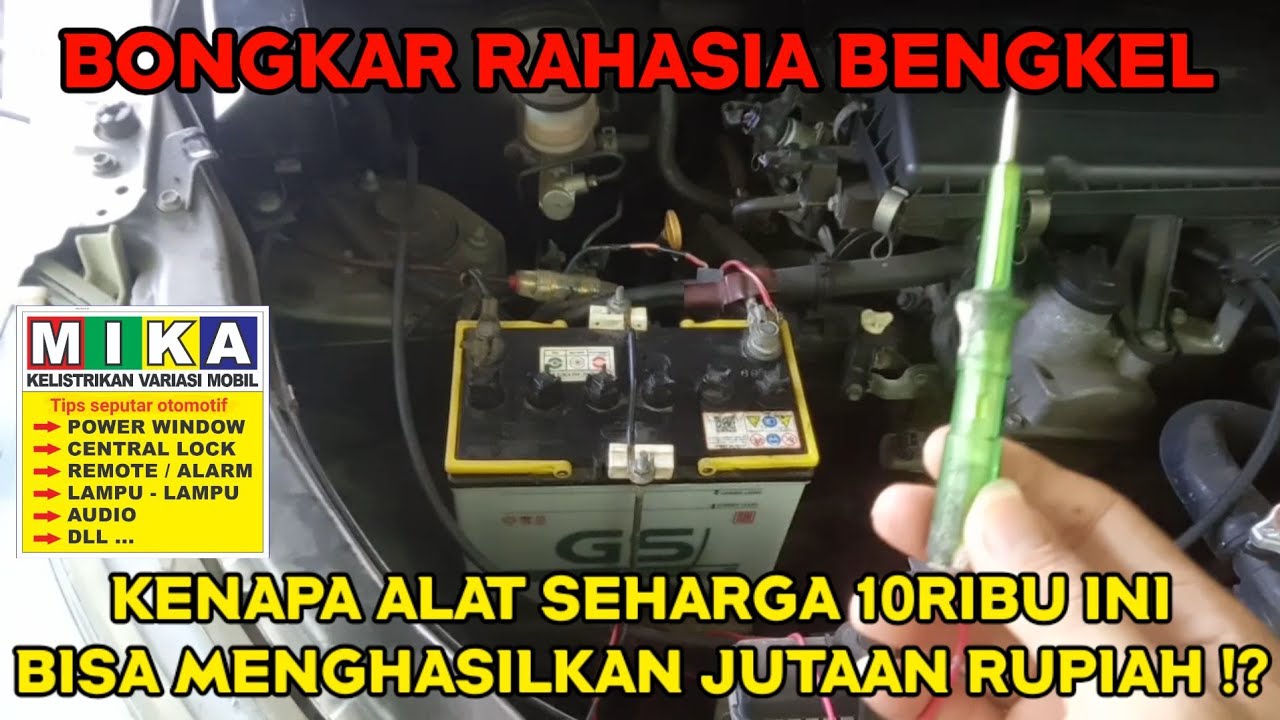Cara menggunakan tespen yang benar pada mobil