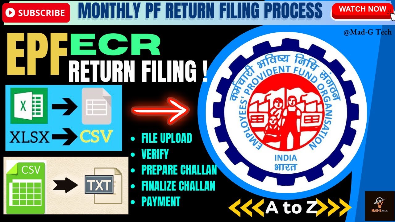 How To File ECR || PF Return in EPFO ||  How to Generate PF Challan || EPF Challan Payment || #ecr