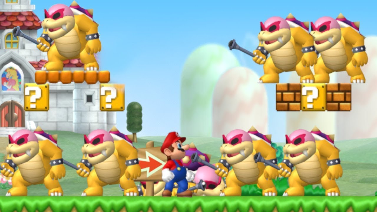 Can Mario Beat 999 Roy´s in New Super Mario Bros. Wii