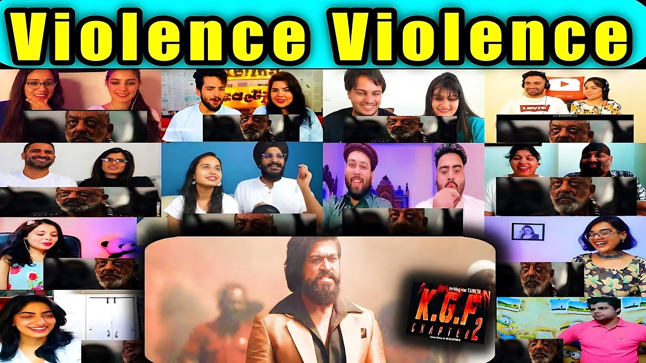 Rocky Vs Adheera Fight Scene Yash | KGF Chapter 2 | Reaction Mashup