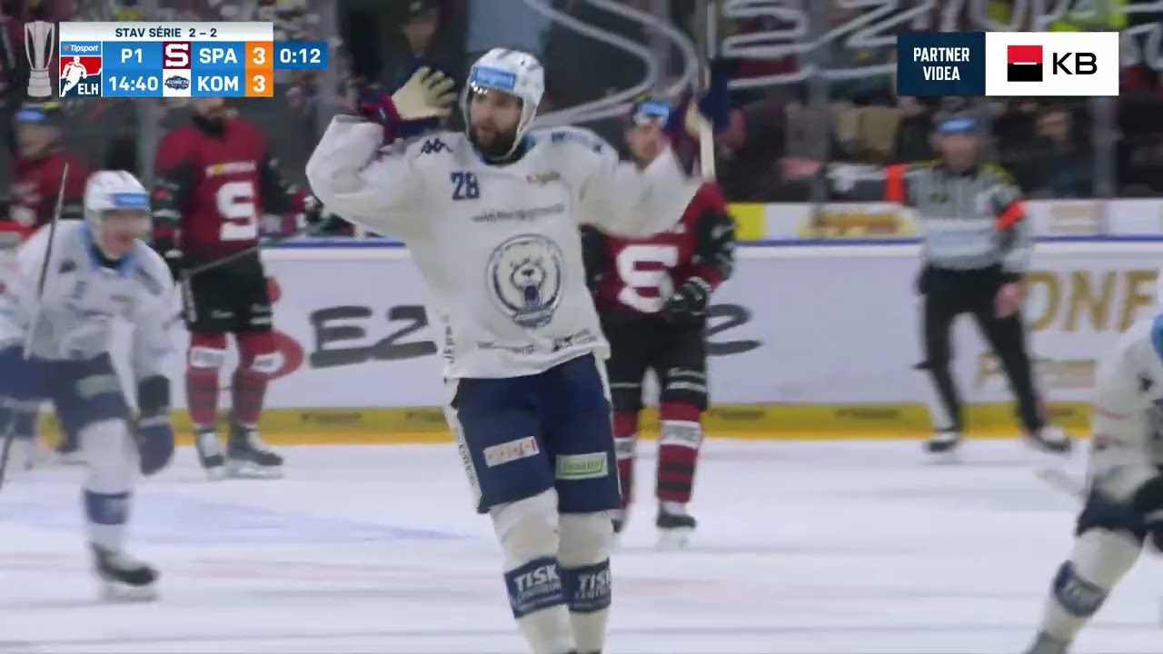 G&oacute;ly semifin&aacute;lov&eacute; s&eacute;rie Tipsport extraligy Sparta vs. Kometa
