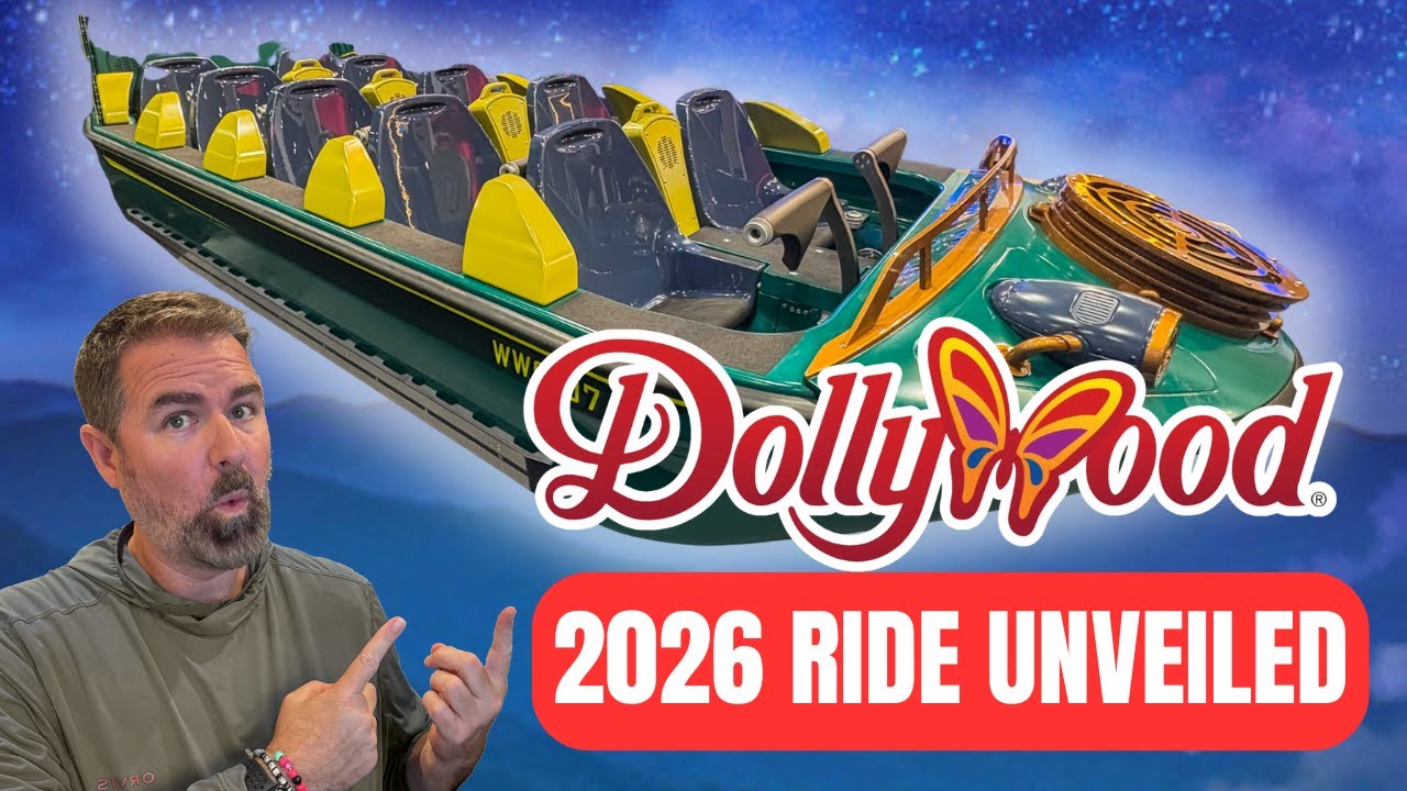 First Look at Dollywood's INCREDIBLE New NightFlight Expedition Ride Vehicle for 2026!