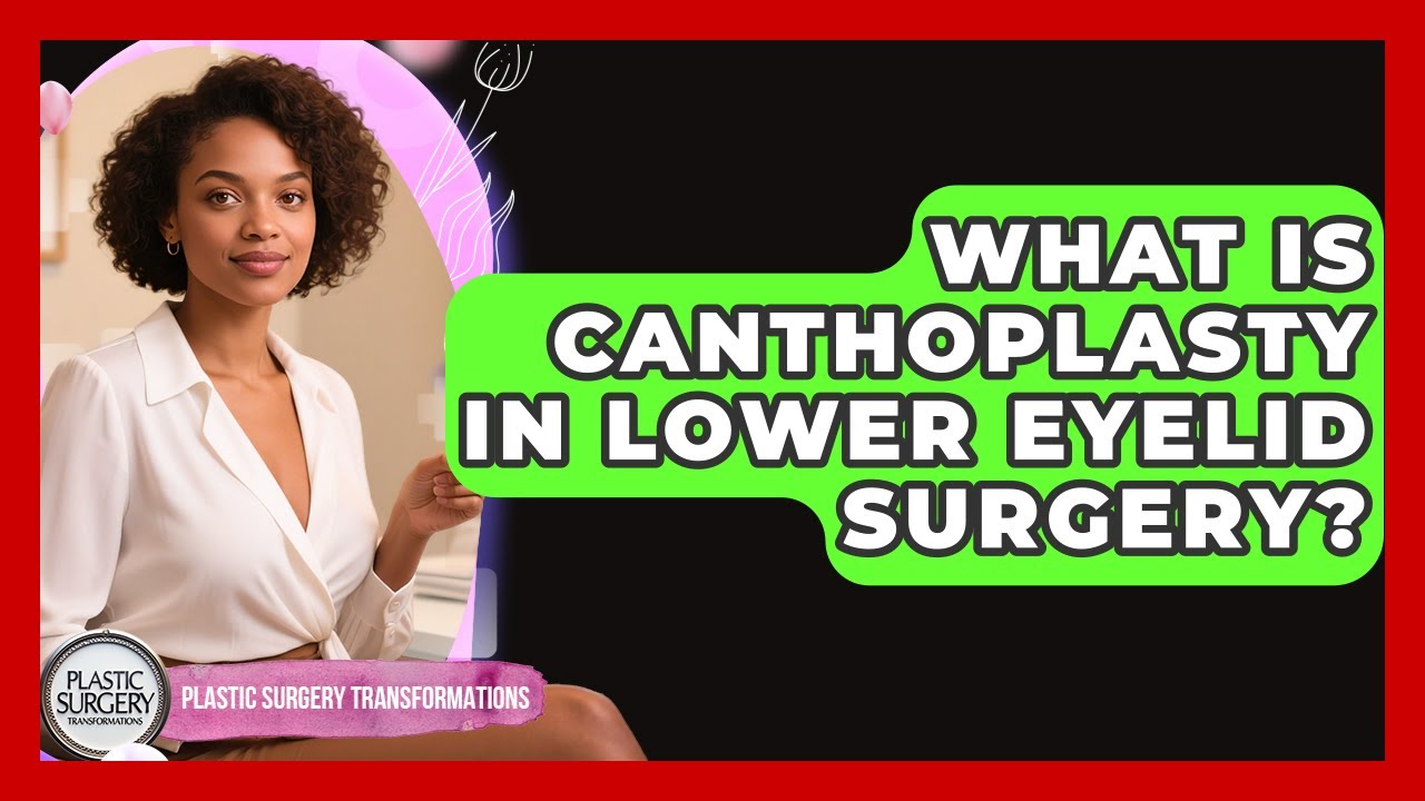 What Is Canthoplasty In Lower Eyelid Surgery? - Plastic Surgery Transformations