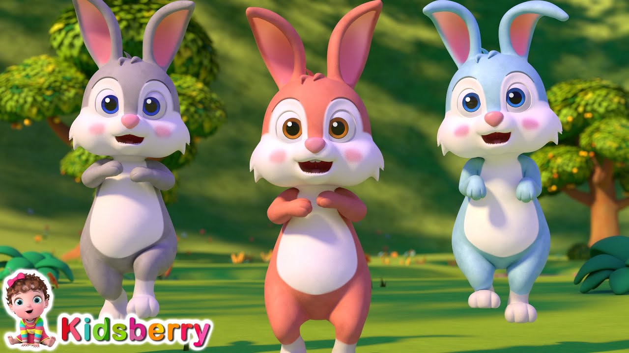 🐰 Little Bunny Song 🐇 💖 | Cute Bunny Song for Kids | Nursery Rhymes & Baby Songs - Kidsberry