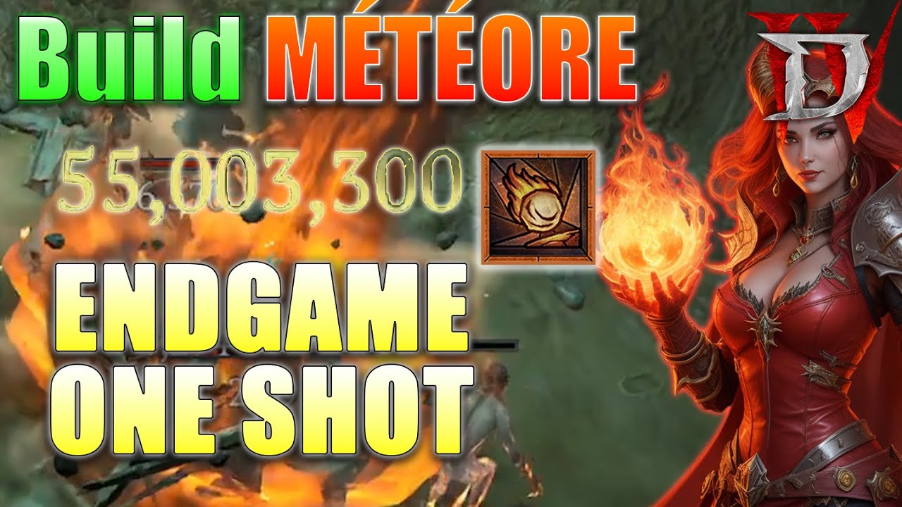 LES PLUS GROS CRITS DU SORCIER - GUIDE BUILD MÉTÉORES - Diablo 4