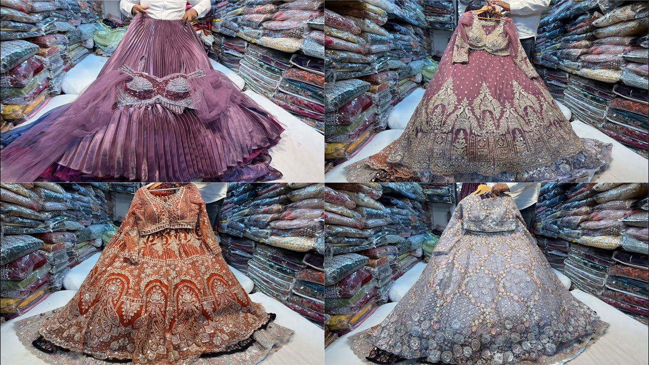 chickpet Bangalore designer party wear lehangas||Single piece courier available 
