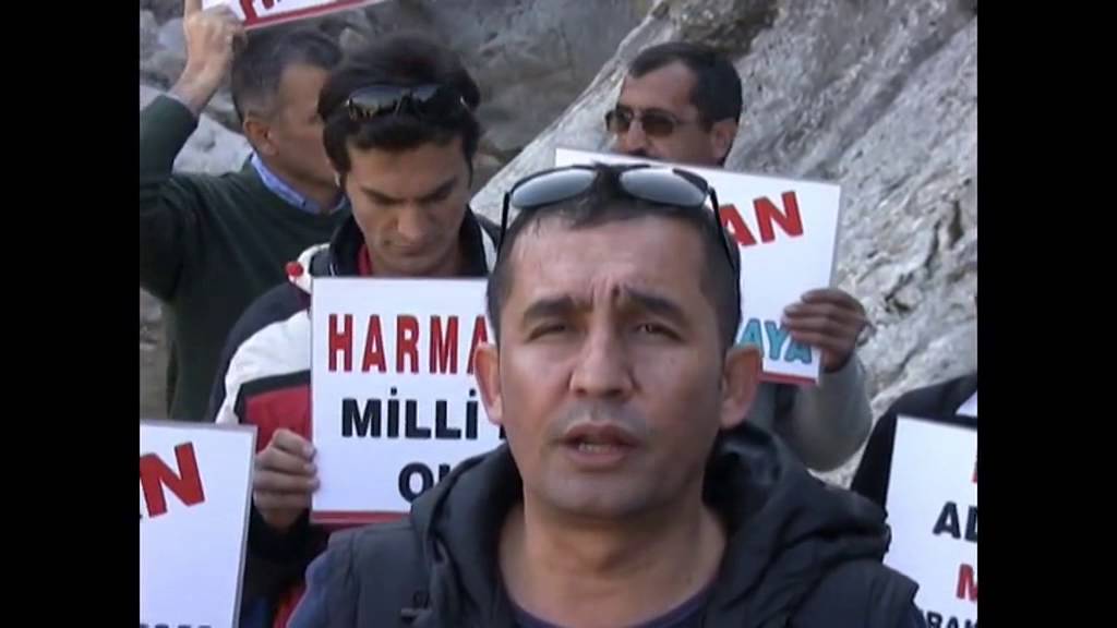 Harmankaya Kanyonu'nda Eylem