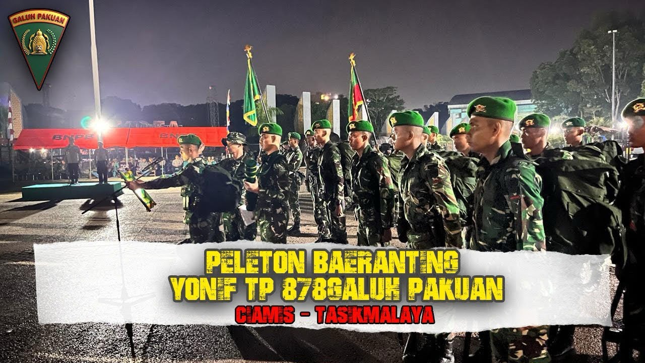 Peleton Beranting Yudha Wastu Pramuka Jaya 2025 Yonif TP 878/ Galuh Pakuan. #CIAMIS - TASIKMALAYA