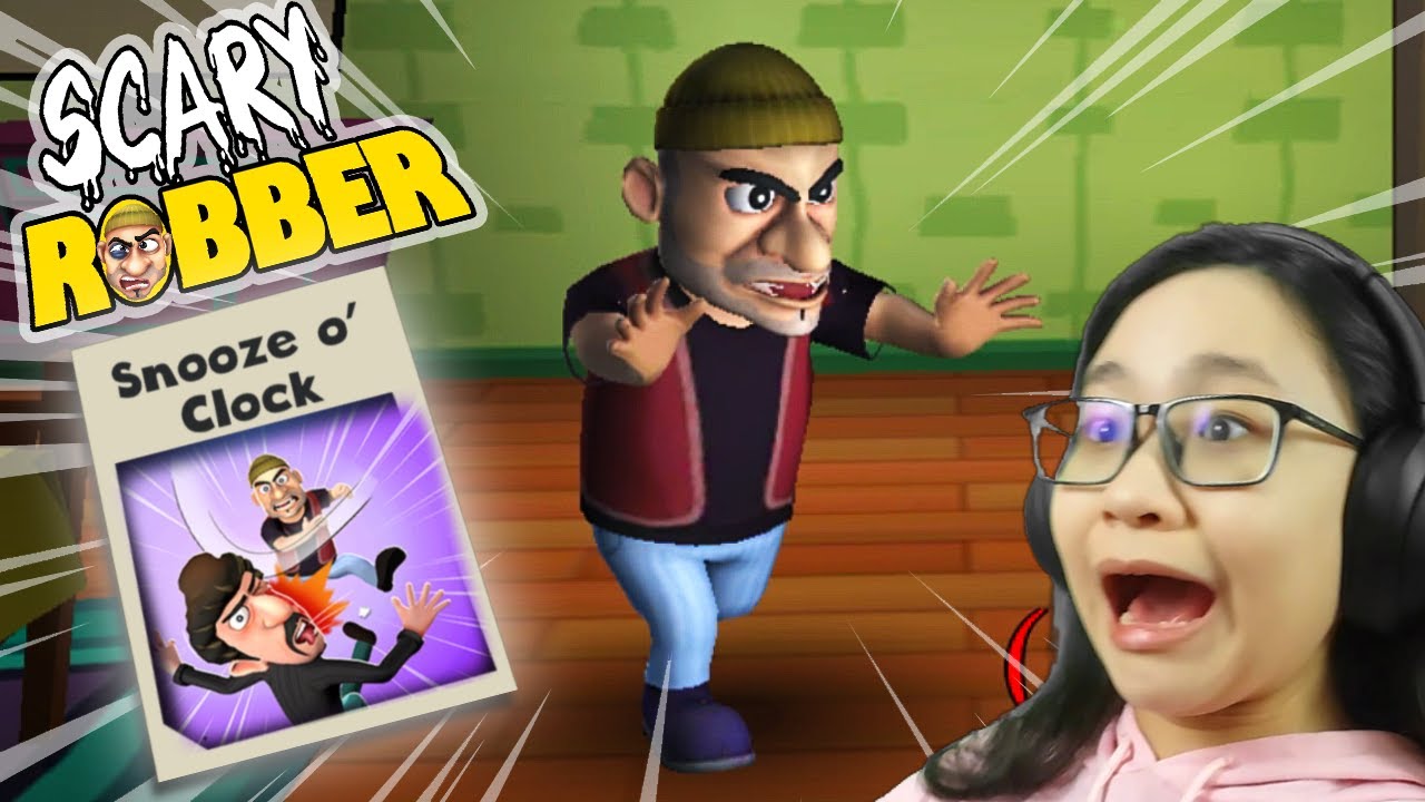 SCARY ROBBER Home Clash Part 35 New 2022 Update - (Snooze O Clock) Gameplay Walkthrough!!