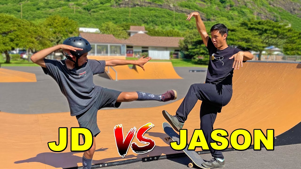 JASON VS JD SANCHEZ — МИНИ-РАМПОВАЯ ИГРА В СКЕЙТИНГ