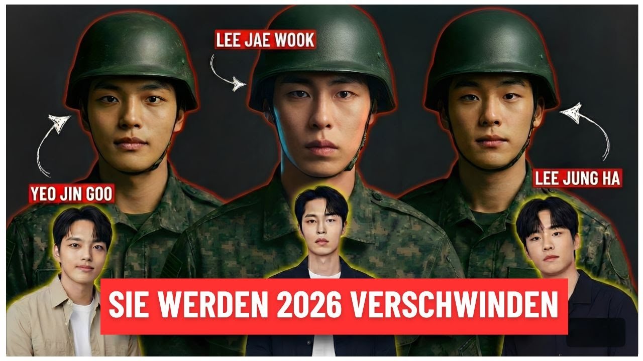 Koreanische Schauspieler, die noch 2026 zum Militär gehen