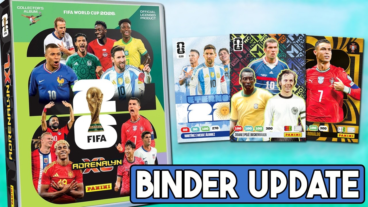 Adrenalyn XL FIFA World Cup 2026 Binder Update (Near Completion!)