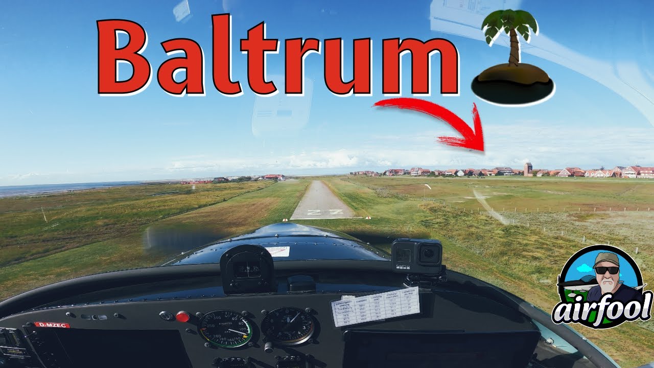 Flug zur Nordseeinsel Baltrum