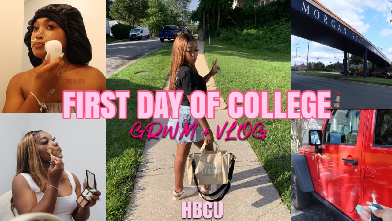 GRWM: FIRST DAY OF COLLEGE HBCU EDITION |Freshman Year 2021 + Vlog|