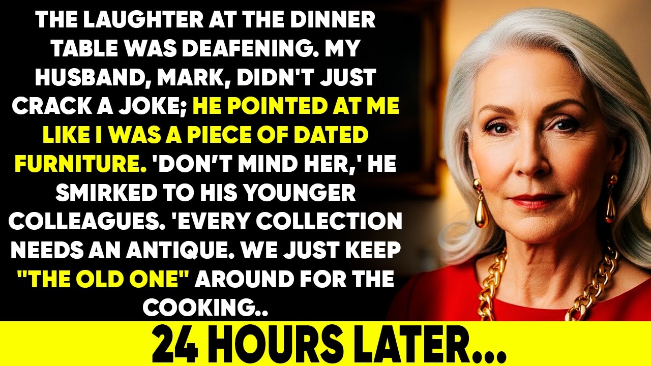 My Husband Called Me 'Old' at a Family Dinner — My Morning Response Left Him Speechless.