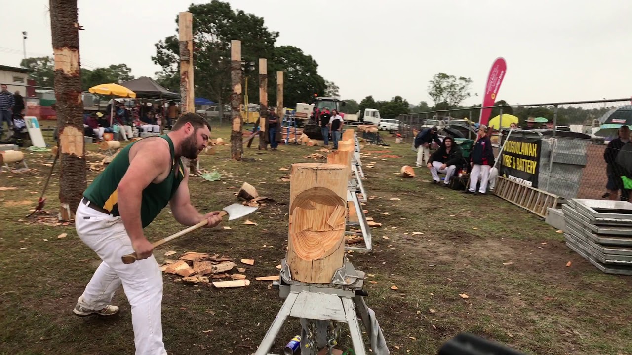 300mm Standing Block Hard Hitting Champsionship Toogoolawah 2019   M Argent
